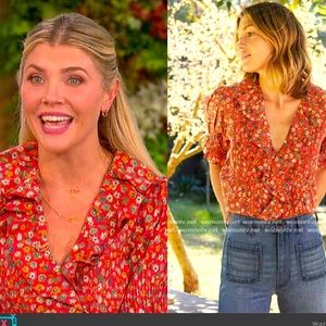 Doen Henri Top Poppy Floral